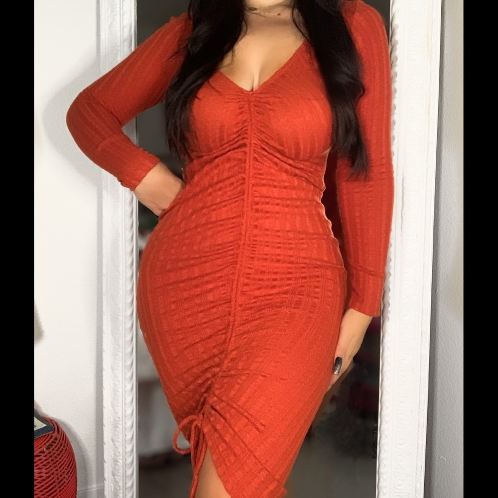 Long Sleeve Sweater Dress